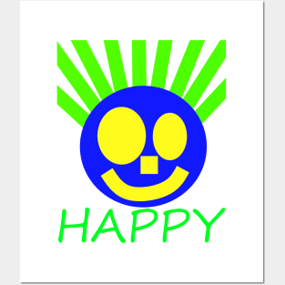 Happy Face Posters and Art